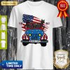 Official Black Cats Driving Car American Flag Shirt