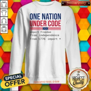 Good One Nation Under Code Sweatshirt