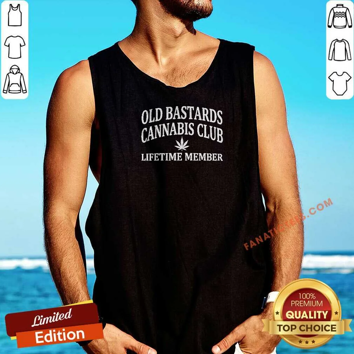 Official Weed Old Bastards Cannabis Club Tank Top Official Weed Old Bastards Cannabis Club Tank Top