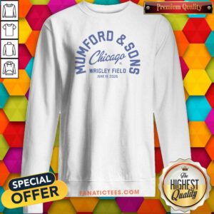 Pretty Mumford And Sons Chicago Cubs Wrigley Field sweatshirt optimized image showing a comfortable crewneck sweatshirt with team-themed graphic