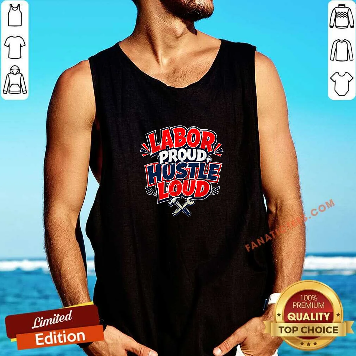 Awesome Labor Day Cartoon Proud Hustle Tank Top Awesome Labor Day Cartoon Proud Hustle Tank Top