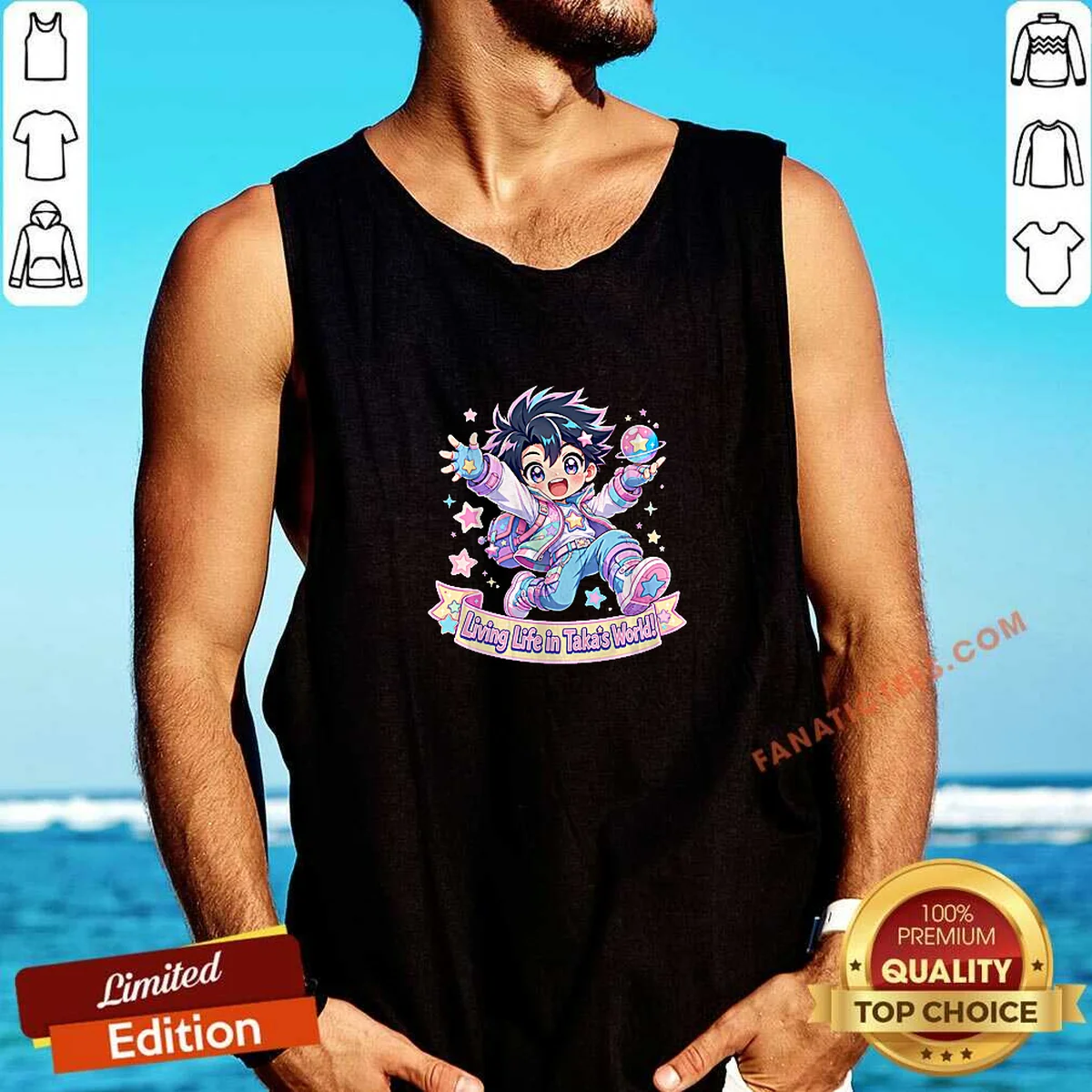 Hot Takas World Characters Kawaii Anime Tank Top Hot Takas World Characters Kawaii Anime Tank Top
