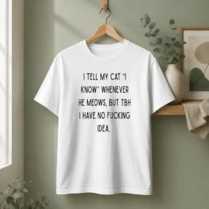 Nice I Tell My Cat I Know Whenever He Meows