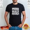 Nice Labour Day Proud To Build America Stencil