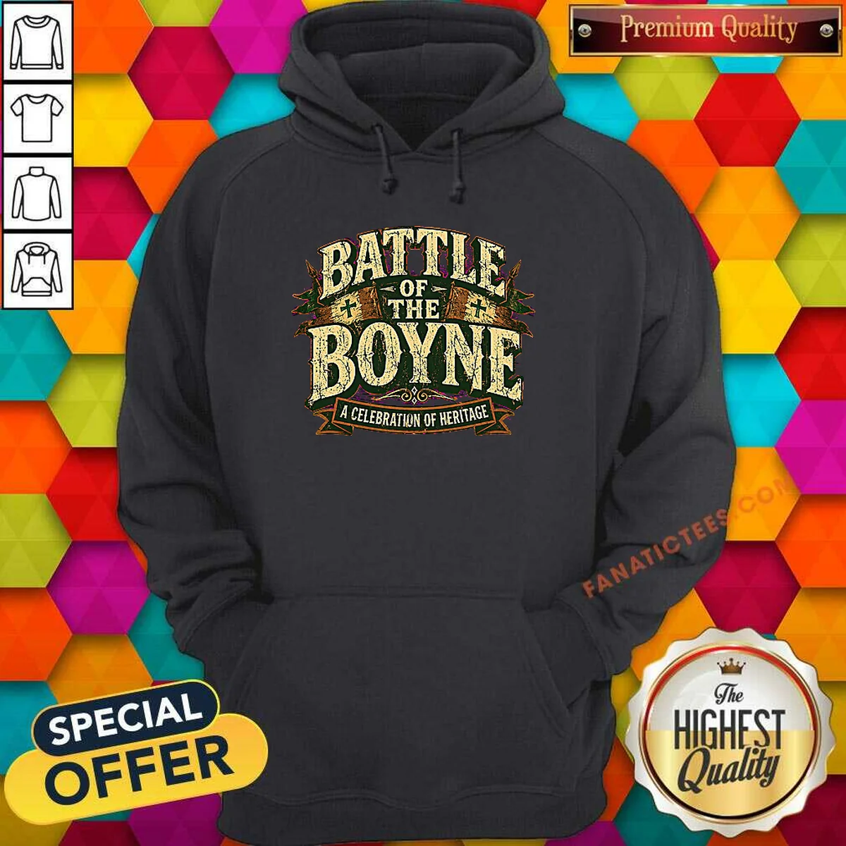 Official Battle Of The Boyne Heritage Hoodie Official Battle Of The Boyne Heritage Hoodie