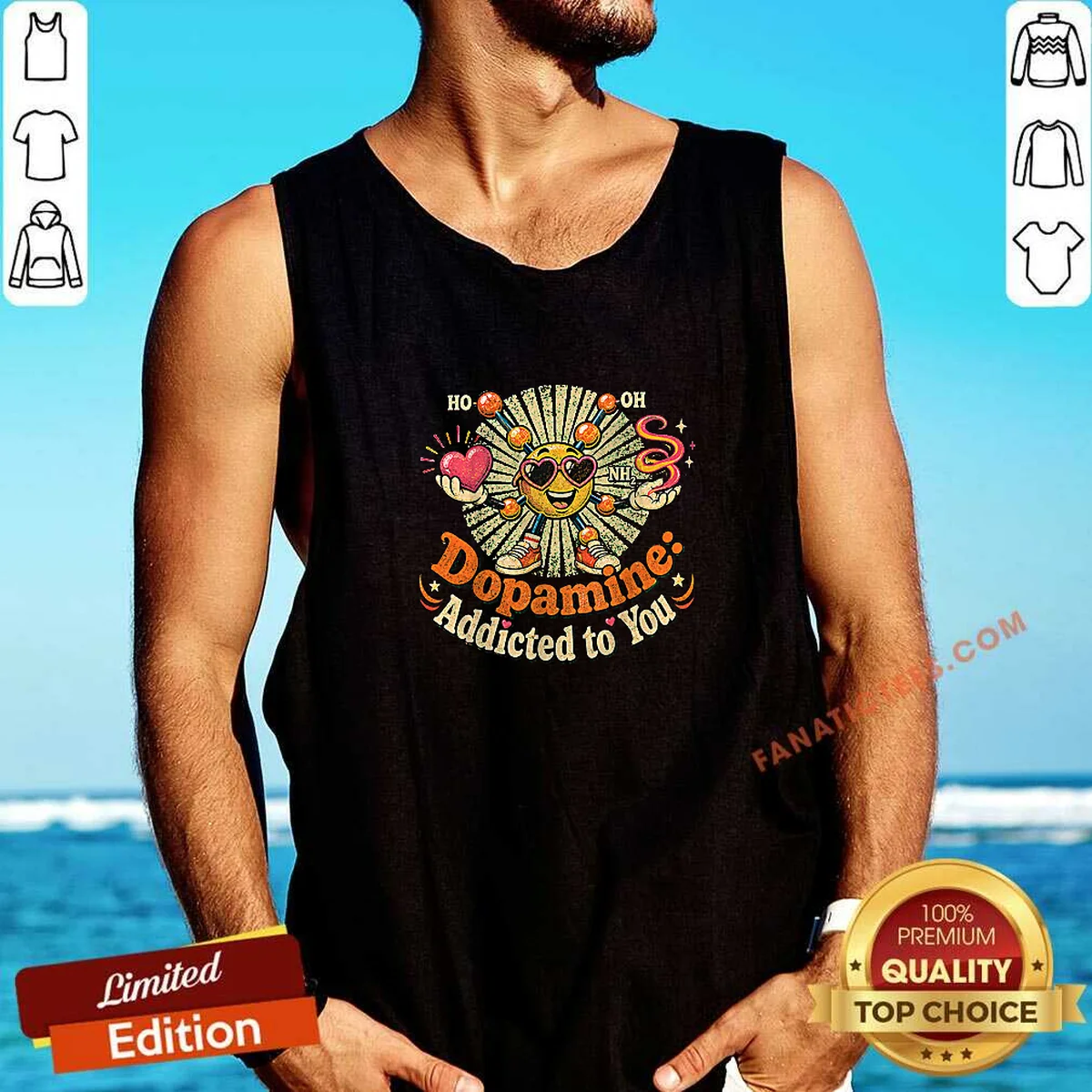 Official Dopamine Addicted To You Vintage Tank Top Official Dopamine Addicted To You Vintage Tank Top