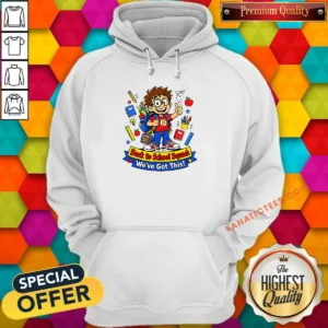 Premium Back To School Cartoon Squad For Kids Hoodie