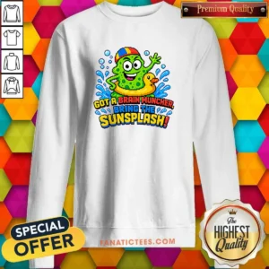 Pretty Brain Muncher Sunsplash Pixel Sweatshirt