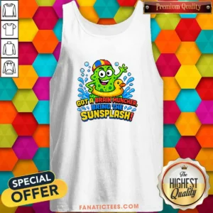 Pretty Brain Muncher Sunsplash Pixel Tank Top