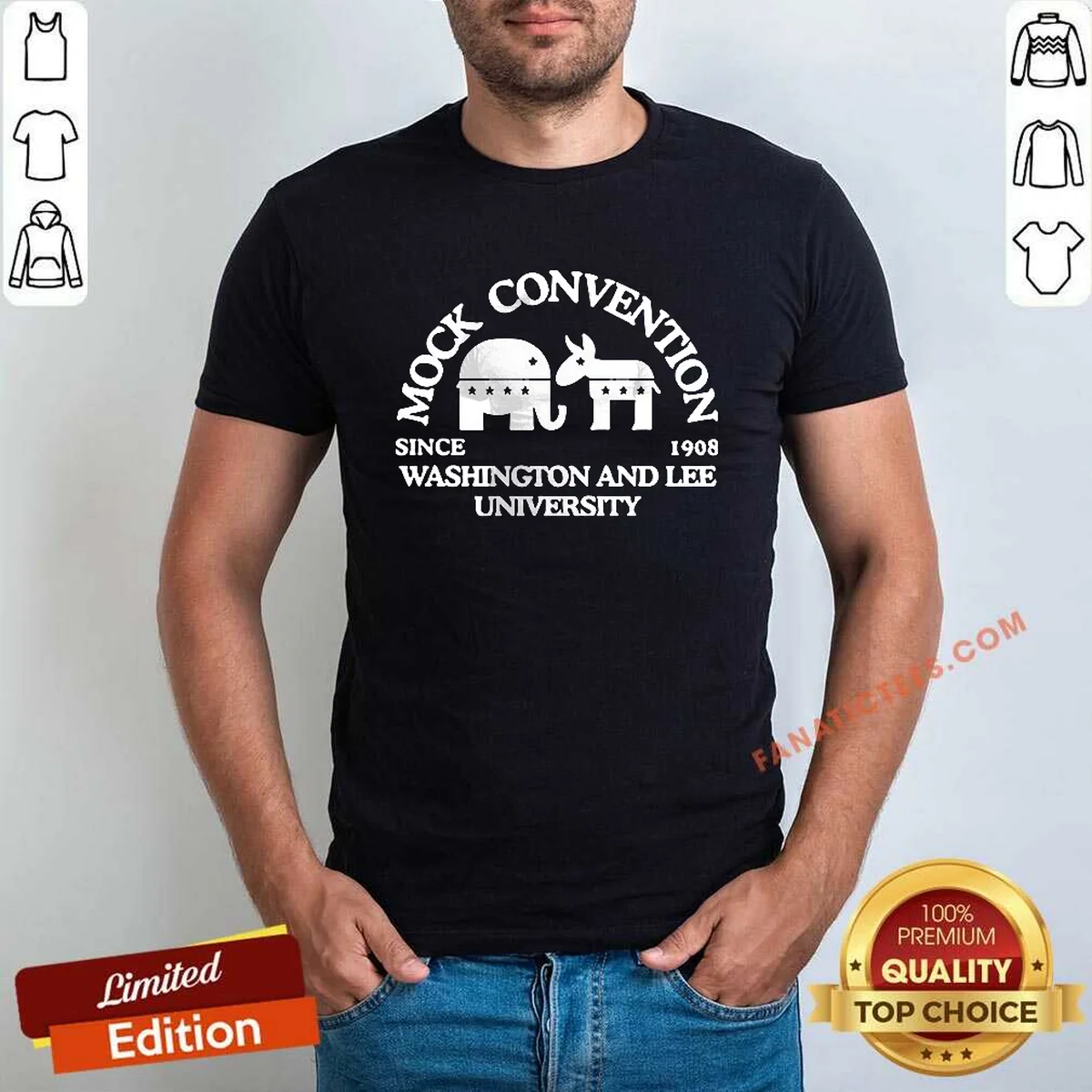 Nice Washington And Lee University Mock Shirt Nice Washington And Lee University Mock Shirt