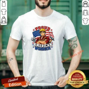 Pretty Proud American Worker Labour Day Anime