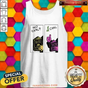 Top No Carl Carl! Sci Fi Bookworm Graphic Geek Tank Top